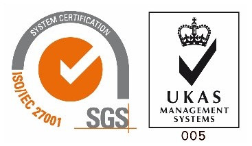 ISO 27001 ( certificate from UKAS )